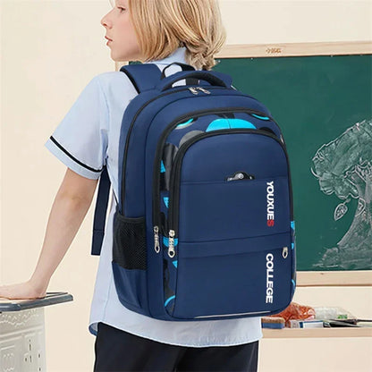 Kids Waterproof School Backpack Lightweight Boys Bag
