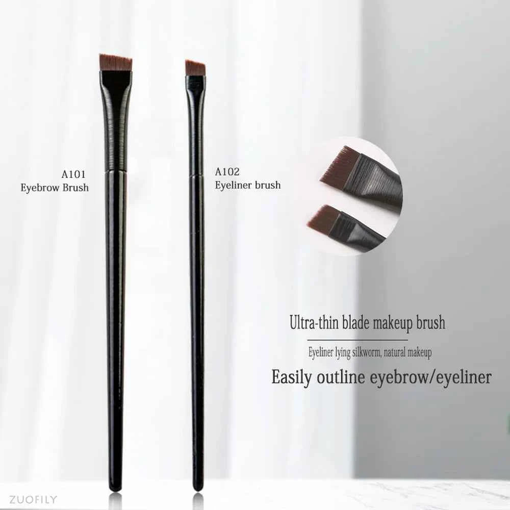 Makeup Brushes for Women Flat Fine Blade Eyebrow Contour Brush Eyeliner Brush Professional Liner Brow Cosmetic Beauty Tools