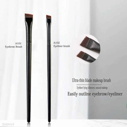 Makeup Brushes for Women Flat Fine Blade Eyebrow Contour Brush Eyeliner Brush Professional Liner Brow Cosmetic Beauty Tools