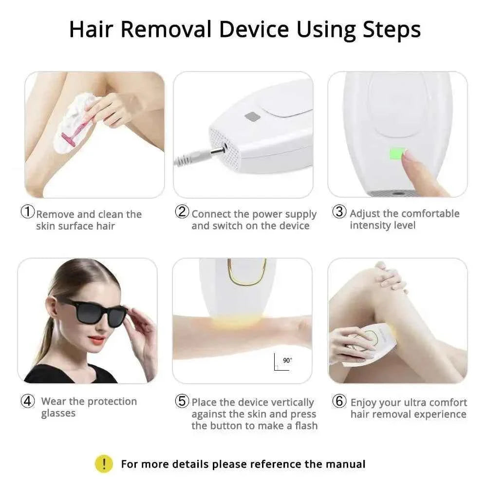 IPL laser Hair Remover Hair Cutting Machine Straighteners Vibration Shaver Facial Hair Laser Epilator Women&