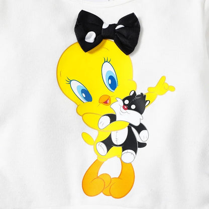 Kids Girls Clothing Set Cartoon Top Pants Outfit 2PCS