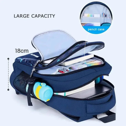 Kids Waterproof School Backpack Lightweight Boys Bag