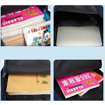 Kids Waterproof School Backpack Boys Teen Book Bag Primary