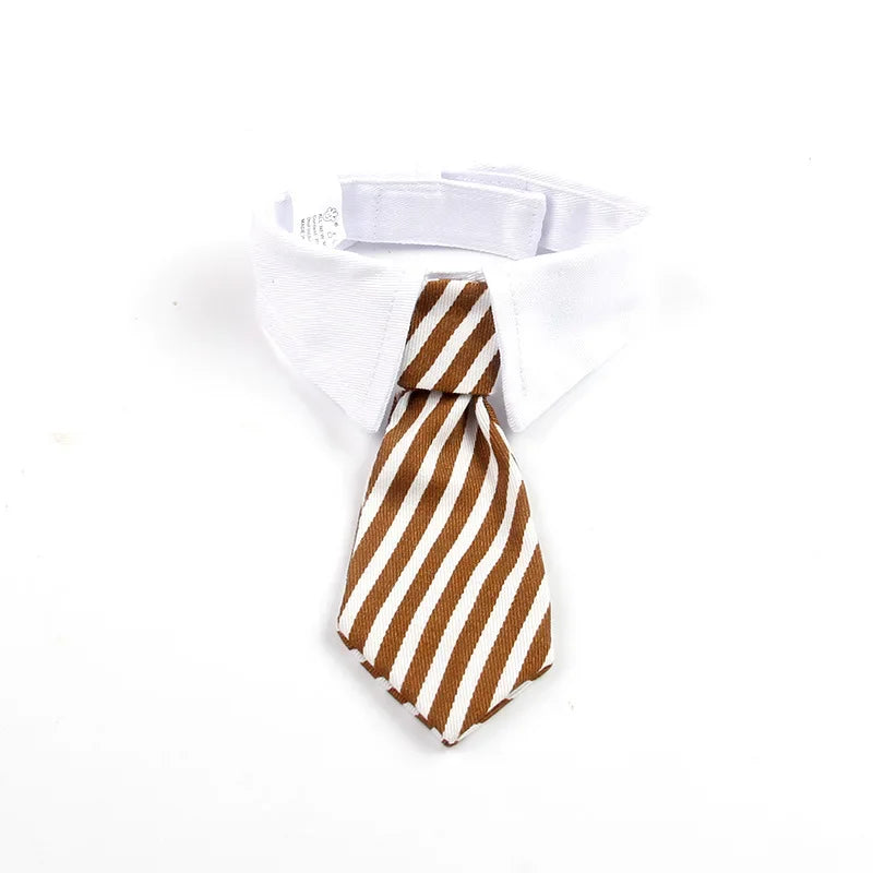 Dog Tuxedo Bow Tie Collar Formal Wedding Pet Accessory