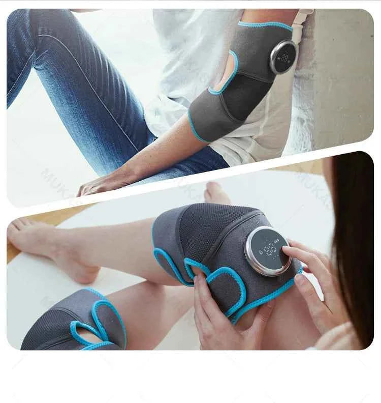 Heating Knee Massager Electric Shoulder Vibrating Massage Pad For Physiotherapy Leg Arthritis Elbow Joint Pain Relief Therapy