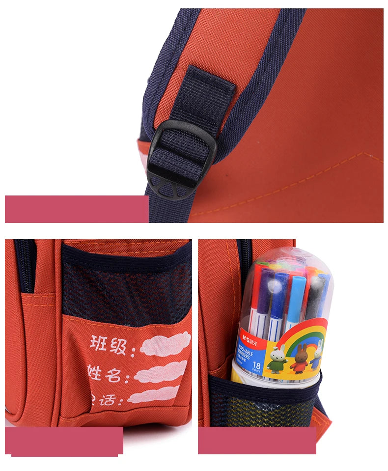 Kids School Backpack Waterproof Lightweight Oxford Bag