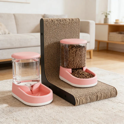 Automatic Pet Feeder and Water Dispenser Large Capacity