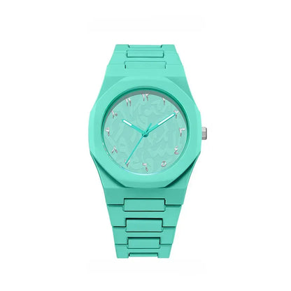 Fashion Quartz Wristwatch Unisex Silicone Strap Watch