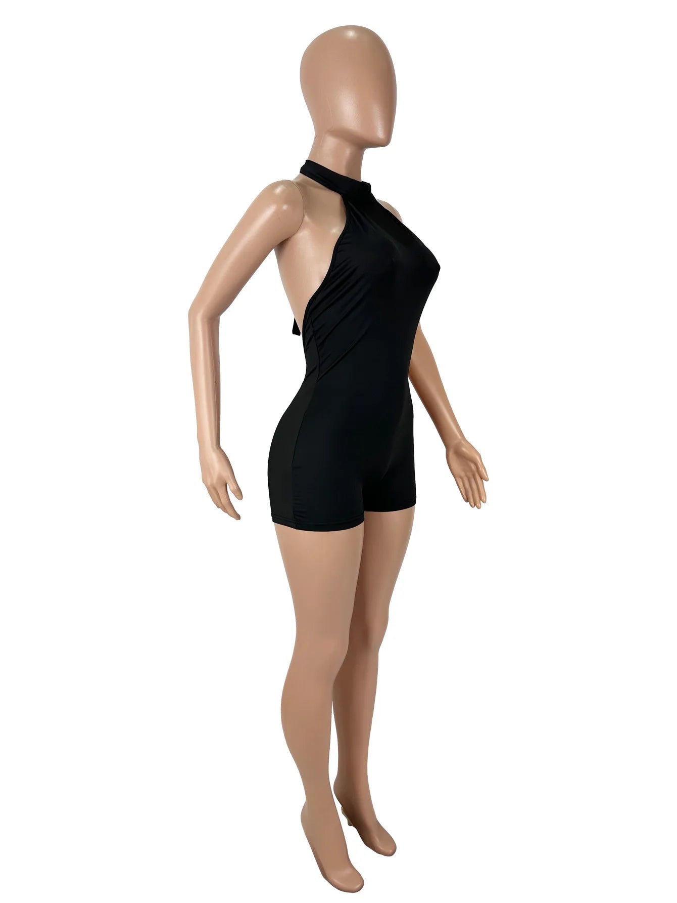 Sexy Jumpsuits For Woman Jumpsuit Rompers Playsuits Bodysuits Hot Girl Style Simple All-match Slim Backless Neck Halter Leace-up