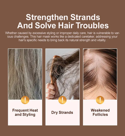 PURC Batana Hair Growth 1-3pcs Set Nourishing Anti Hair Loss Hair Oil &amp; Spray &amp; Mask Treatment Rosemary Oil Biotin Hair Care Set