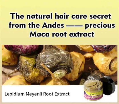 Maca Hair Growth Oil Set For Peru Maca Powder Hair Growth Butter Maca Root Hair Oil Castor Oil Anti-Hair Loss Sevich Hair Care