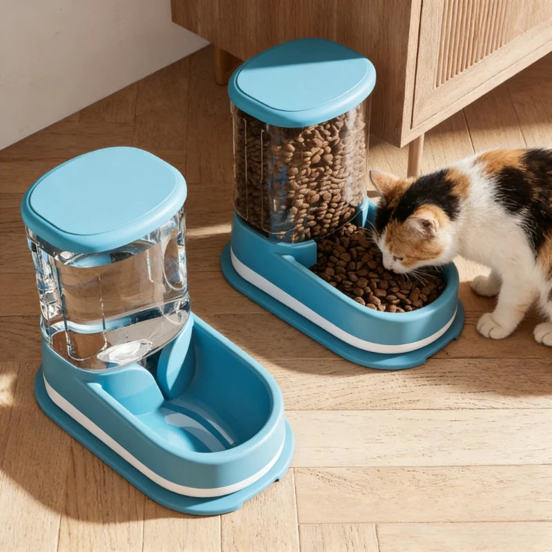Automatic Pet Feeder and Water Dispenser Large Capacity