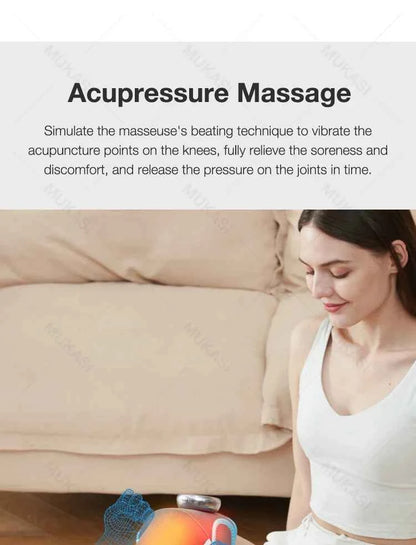 Heating Knee Massager Electric Shoulder Vibrating Massage Pad For Physiotherapy Leg Arthritis Elbow Joint Pain Relief Therapy