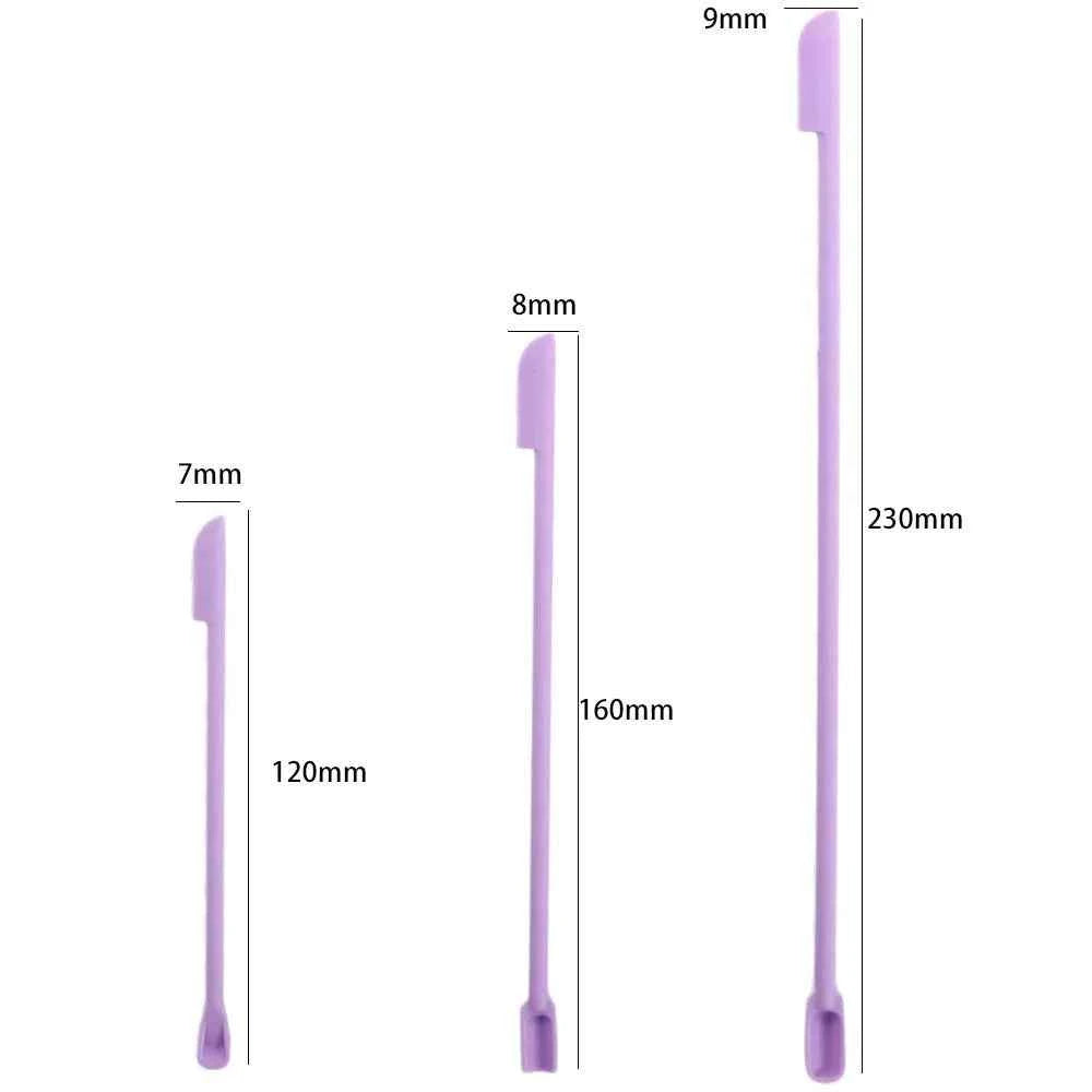 Face Mask Brush Cosmetic Last Drop Scoop Beauty Tools Silicone Spatula Deep Bottle Scraper Cosmetics Spoon Makeup Brushes