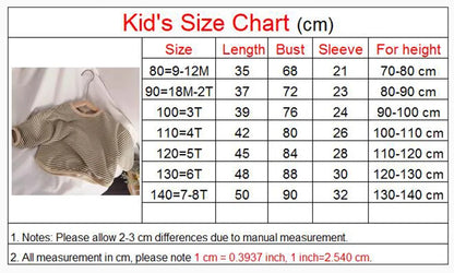 Kids Cotton Sweatshirt Long Sleeve Boys Girls 1-6Y
