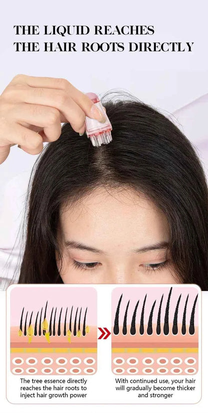 1/2pcs Hair Dye Tool Set Pink 6.09oz Hair Oil Applicator Bottle and1ml Dil Hair Growth Solid Hair Comb Salon Hairdressing Tools