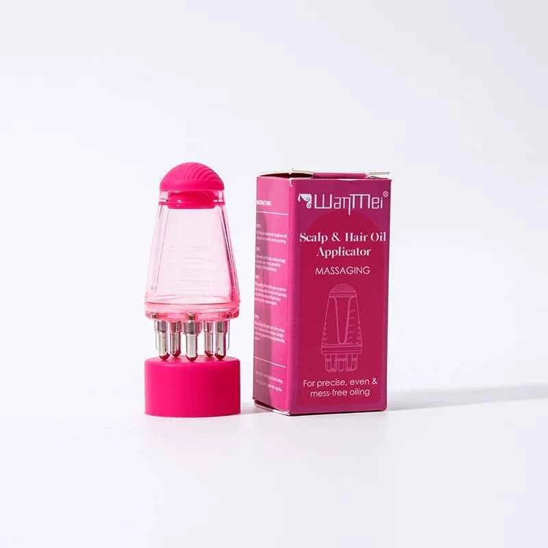 1/2pcs Hair Dye Tool Set Pink 6.09oz Hair Oil Applicator Bottle and1ml Dil Hair Growth Solid Hair Comb Salon Hairdressing Tools