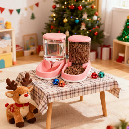 Automatic Pet Feeder and Water Dispenser Large Capacity