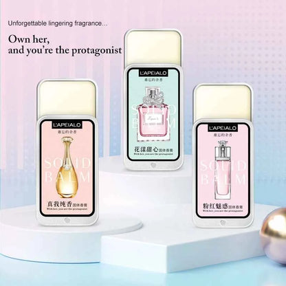 Woman Body Pheromone Perfume Solid Balm Long Lasting Fragranc Light Fragranc Portable Solid Perfume Balm