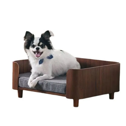 Wooden Dog Cat Bed Indoor Modern Pet Furniture Kennel