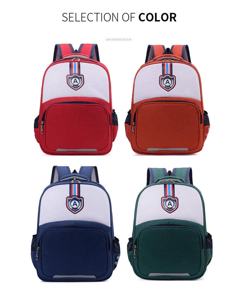 Kids School Backpack Waterproof Lightweight Oxford Bag