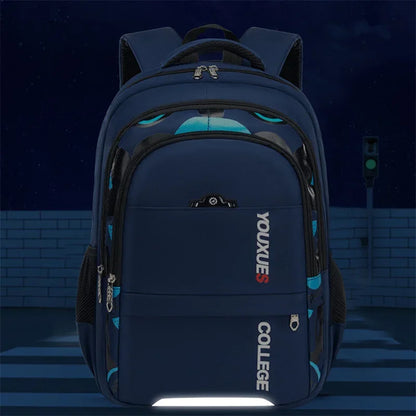 Kids Waterproof School Backpack Lightweight Boys Bag