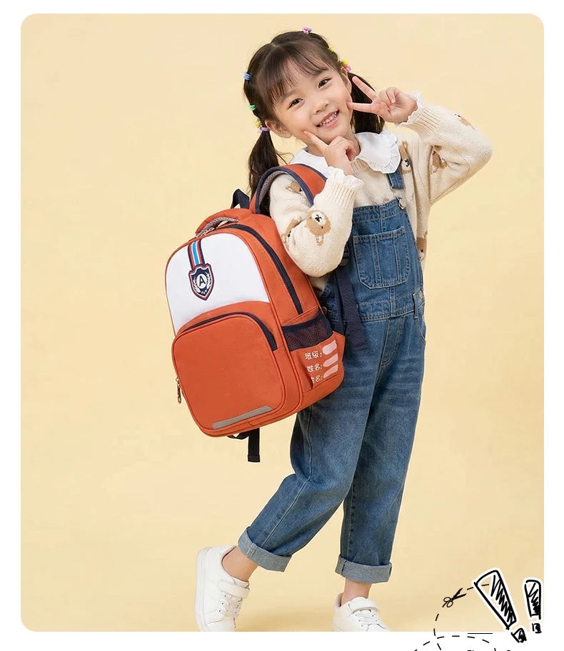 Kids School Backpack Waterproof Lightweight Oxford Bag