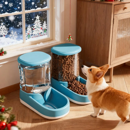 Automatic Pet Feeder and Water Dispenser Large Capacity