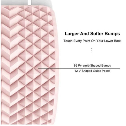 Electric Back Massager Stretch Lumbar Support Relaxation Spine Pain Relief Lower Traction Corrects Waist Multi-Level Adjustable