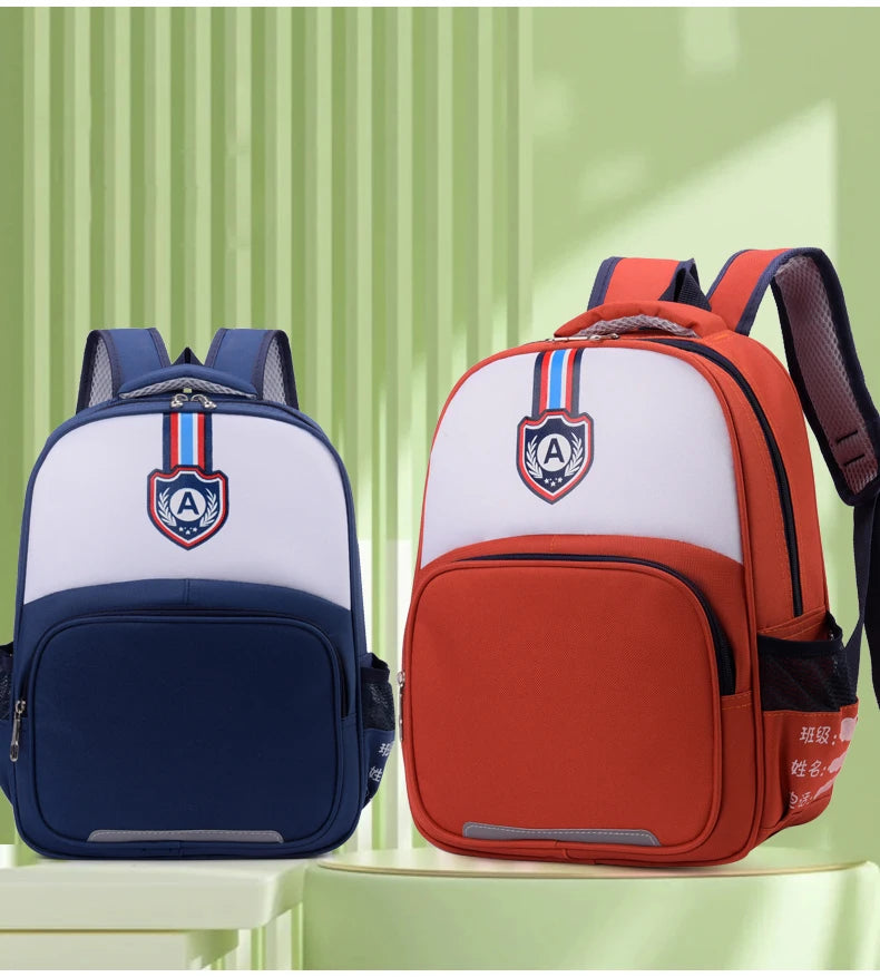 Kids School Backpack Waterproof Lightweight Oxford Bag