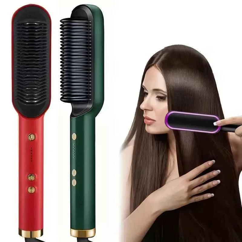 Hair Straightener Professional Quick Heated Electric Hot Comb Hair Comb Personal Care Multifunctional Hairstyle Brush