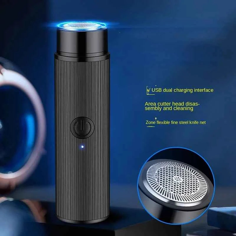 Mini Electric Shaver Men Portable Car Travel Rechargeable Shaver Professional Hair Removal Face Body Care Razor