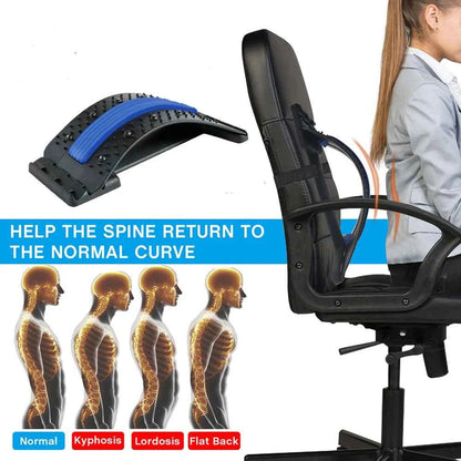 Magnetic Back Massage Muscle Relax Stretcher Posture Therapy Corrector Back Stretch Spine Stretcher Lumbar Support Pain Relief