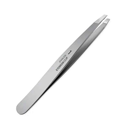 Hair Removal Makeup Tools Eyebrow Tweezer Stainless Steel Oblique Eye Brow Clips Eyelashes Extension Double Eyelid Tools Beauty