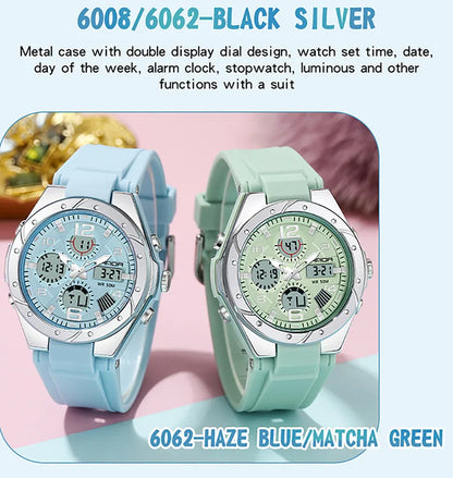 SANDA Waterproof Sports Watch Digital Couple Outdoor
