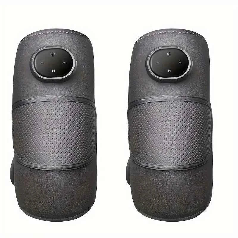 1Pc/2Pcs Heated Knee Massager, 3-in-1 Heated Knee, Elbow, and Shoulder Wrap, Vibrating Knee Heating Pad, 3 Adjustable Vibration and Heating Modes, Heating Pad for Knee, Elbow, Shoulder, and Leg Relaxation (Dual-Use Device)
