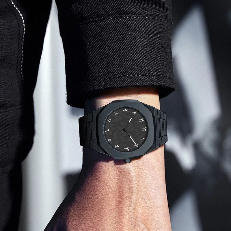 Fashion Quartz Wristwatch Unisex Silicone Strap Watch