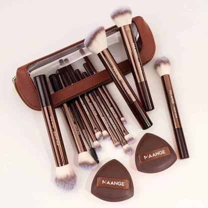 13pcs Makeup Brush Set Foundation Concealer Powder Eyeshadow Blush Brush Kabuki Blending Cosmetic Makeup Beauty Tool for Face