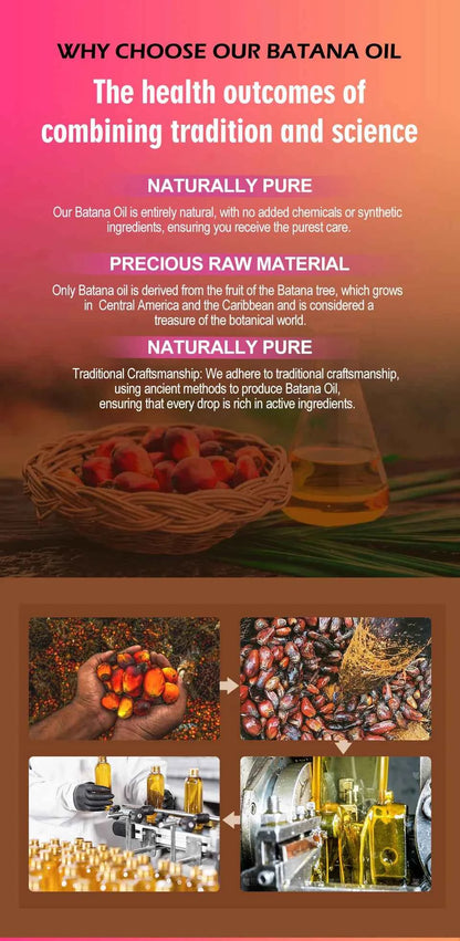 Fast Hair Growth Set Batana oil Traction Alopecia Hair Mask Anti Break Loss Hair Growth Oil Baldness Treatment chebe hair oil