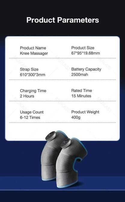 Heating Knee Massager Electric Shoulder Vibrating Massage Pad For Physiotherapy Leg Arthritis Elbow Joint Pain Relief Therapy