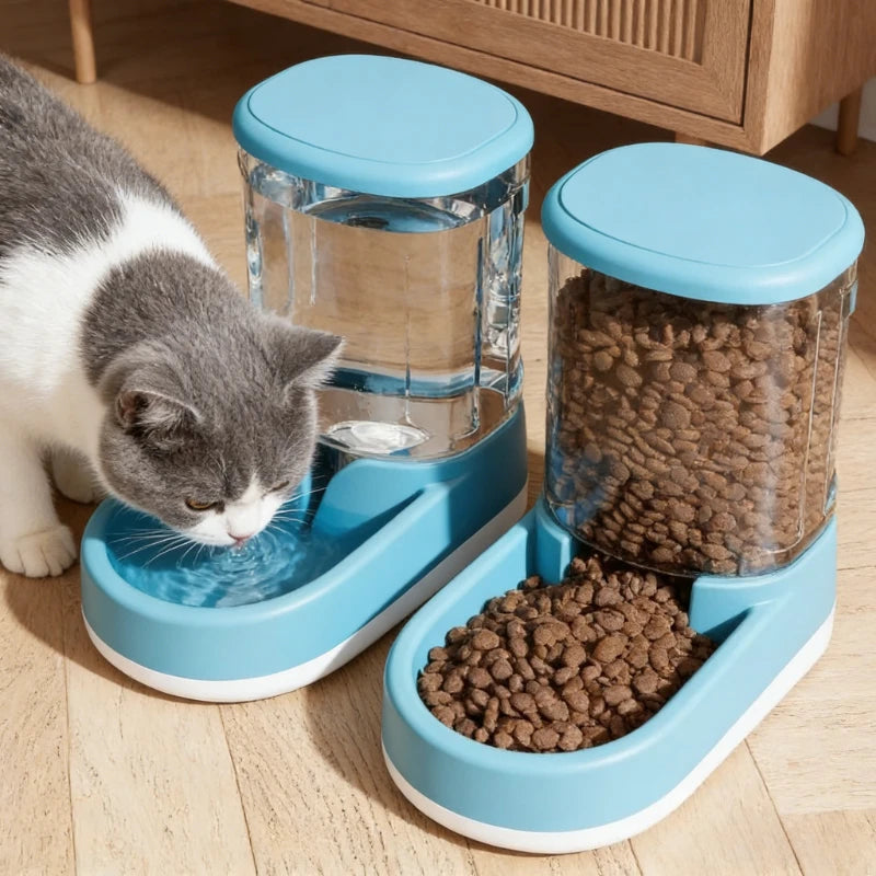 Automatic Pet Feeder and Water Dispenser Large Capacity