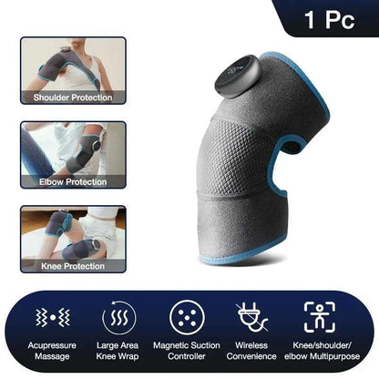 Heating Knee Massager Electric Shoulder Vibrating Massage Pad For Physiotherapy Leg Arthritis Elbow Joint Pain Relief Therapy