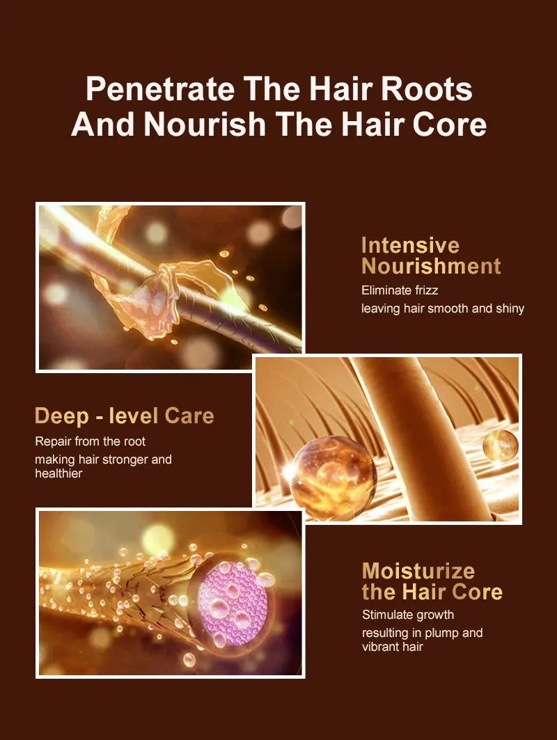 PURC Batana Hair Growth 1-3pcs Set Nourishing Anti Hair Loss Hair Oil &amp; Spray &amp; Mask Treatment Rosemary Oil Biotin Hair Care Set