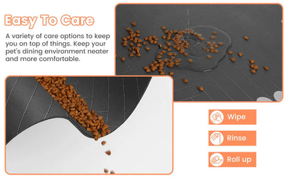 Pet Feeding Mat Waterproof Absorbent Non Slip Dog Cat