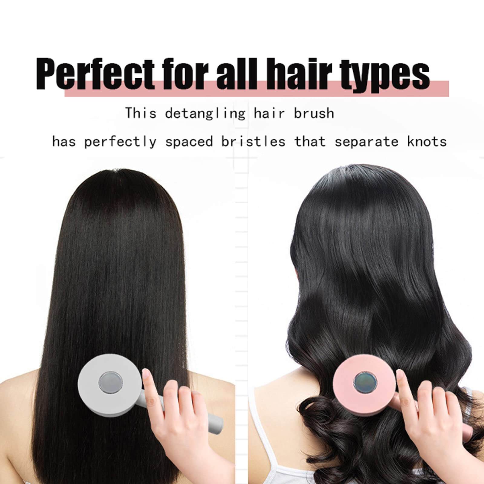 Self Cleaning Hair Brush | One Key Self Cleaning Hair Brush