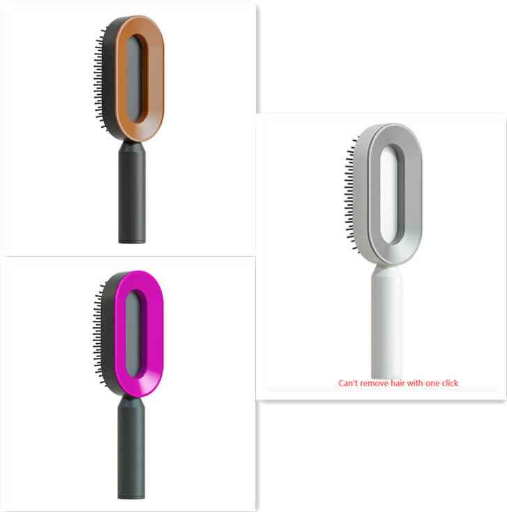 Self Cleaning Scalp Massage Brush | Hair Brush That Cleans Itself