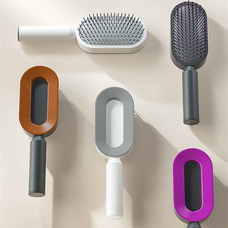 Self Cleaning Scalp Massage Brush | Hair Brush That Cleans Itself