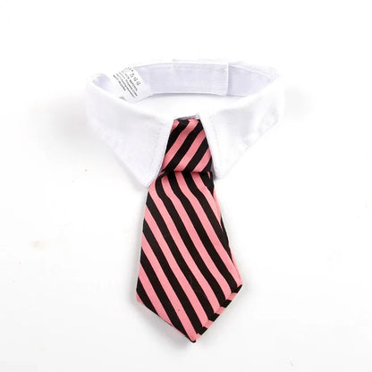 Dog Tuxedo Bow Tie Collar Formal Wedding Pet Accessory