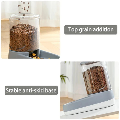 Automatic Pet Feeder and Water Dispenser Large Capacity