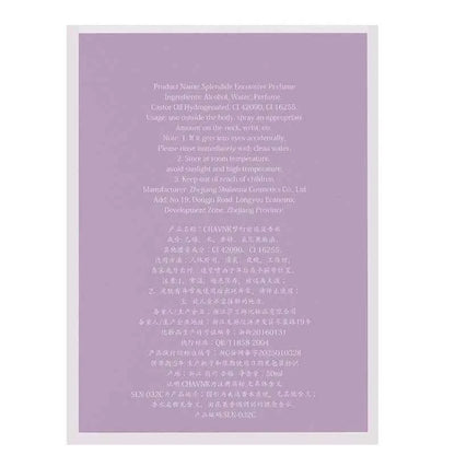 Splendide Encounter Purple Meets Eau De Parfum Light Fragrance Floral Vaporisateur Natural Spray 50ML Perfume